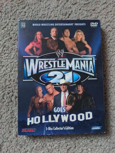 WWE - Wrestlemania 21: Wrestlemania Goes Hollywood (DVD, 2005, 3