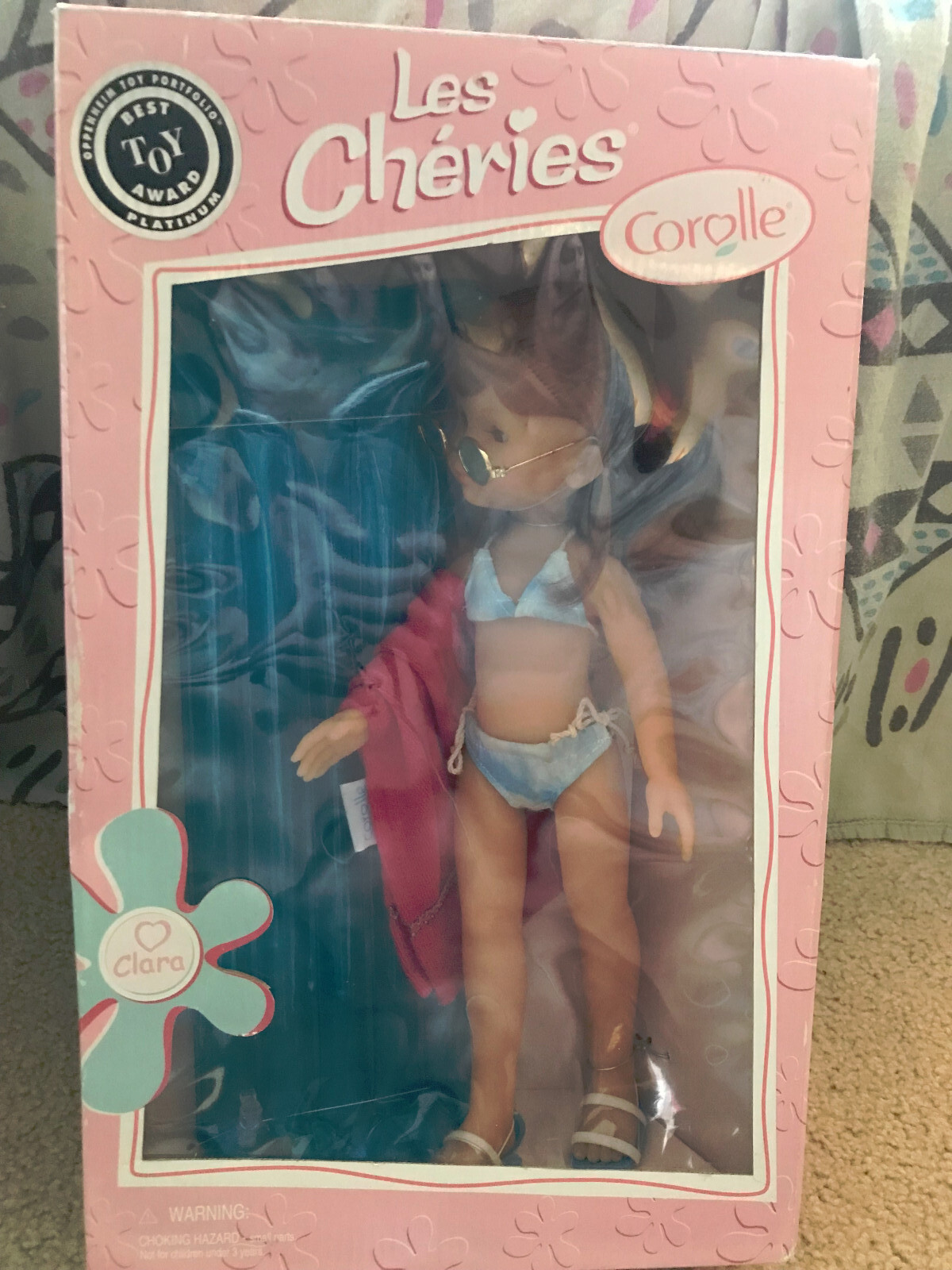 Corolle Les Cheries Clara Doll - 14  - Swimsuit Edition/2002 - NRFB