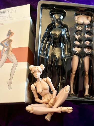 ROMANKEY COWL 1/12 girl body　WHITE 素体 Romankey * Cowl 1/12 Girl White Action Figures Body Model