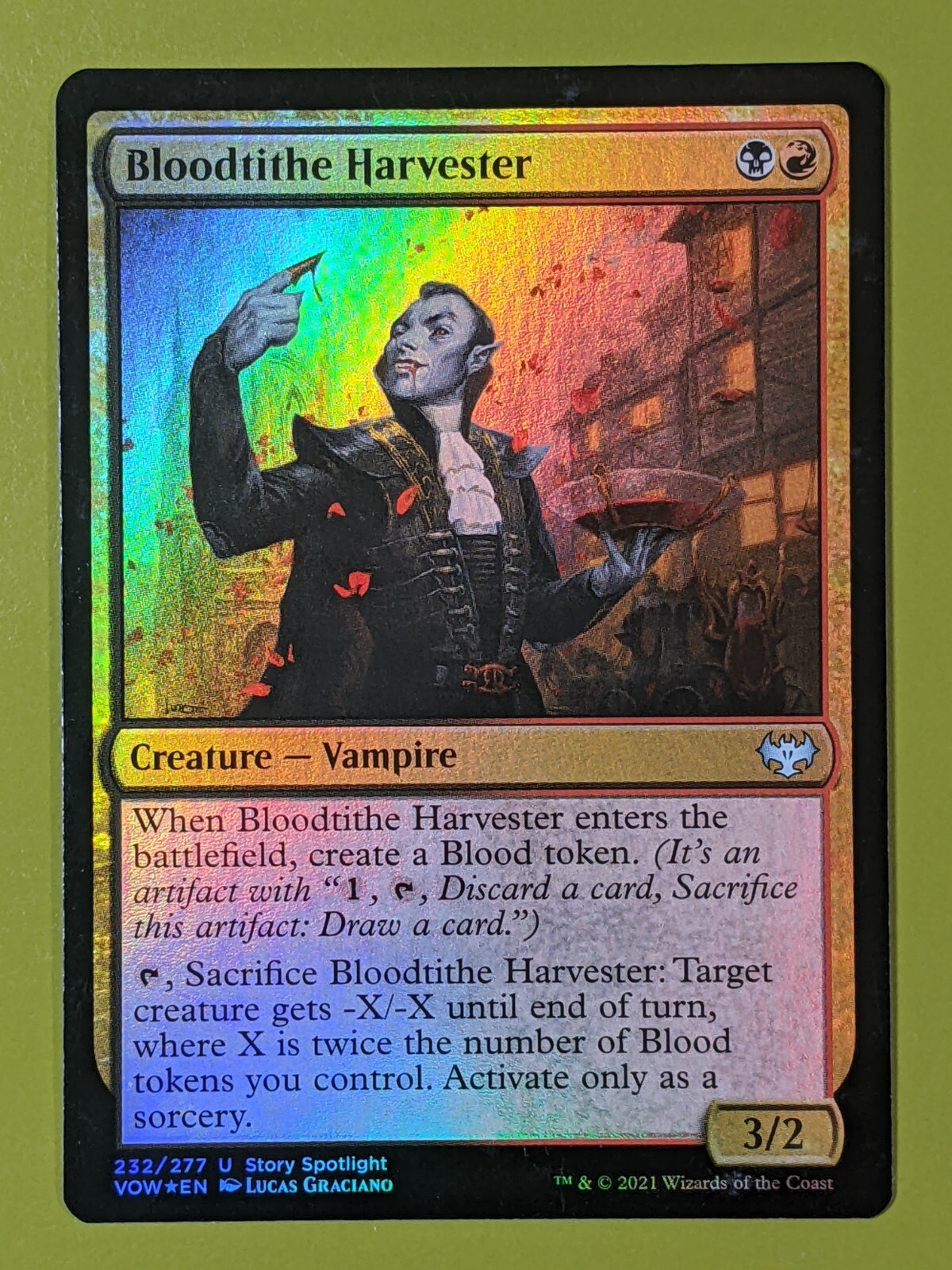 その他 Sadi, Blood Harvester FOIL FOIL Bloodtithe Harvester x1 Innistrad: Crimson Vow 1x Magic