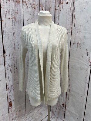 NWT Liz Claiborne Beige Gold Open Cardigan Size Medium TCC