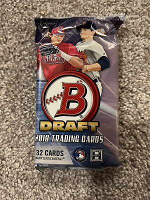 2018 Bowman Draft Baseball Factory Sealed Jumbo Pack From Box READ