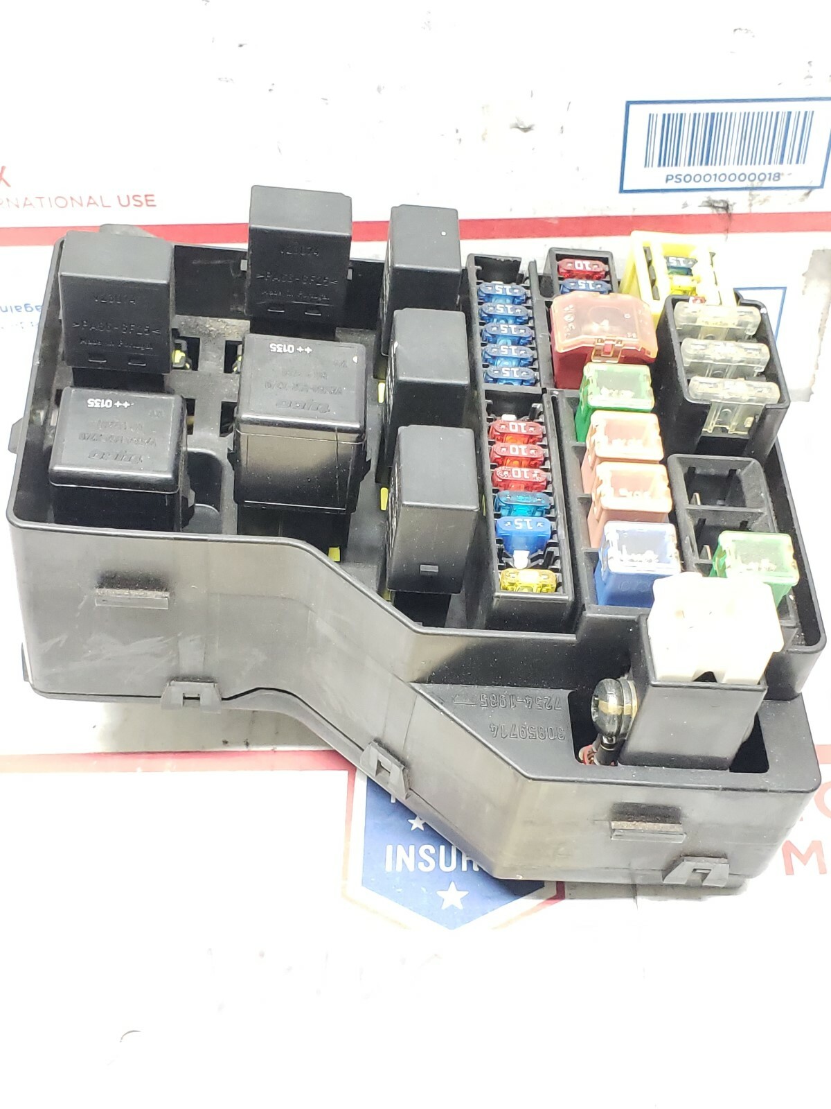 2000 01 02 03 04 VOLVO S40 V40 FUSE BOX RELAY UNDER HOOD ...