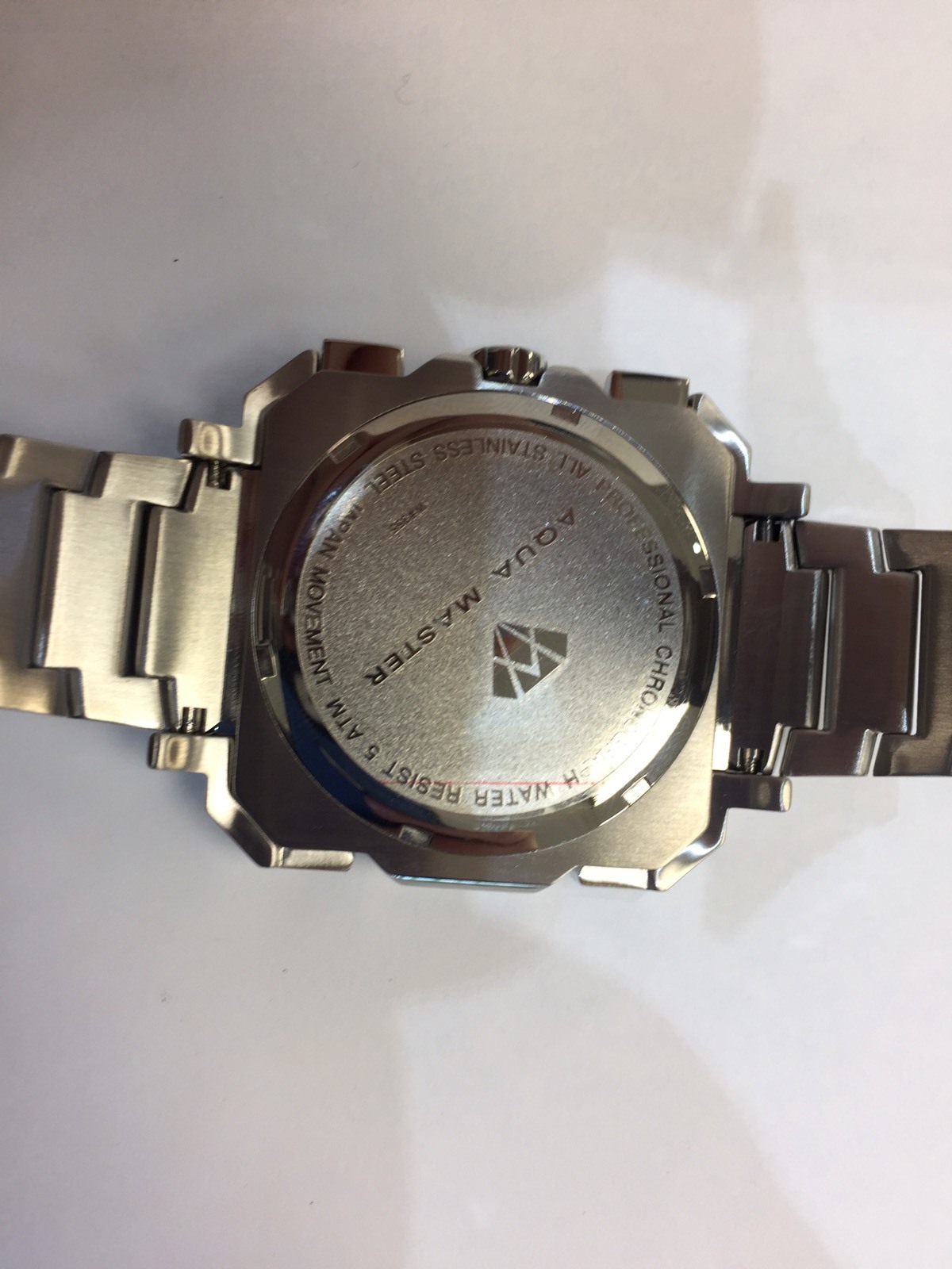 Pre-owned Aqua Master Men  Jojo Jojino Joe Rodeo St Still Metal Ban45mm Diamond Watch W355