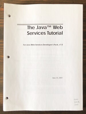 Sun Microsystems - The Java Web Services Tutorial (2005)