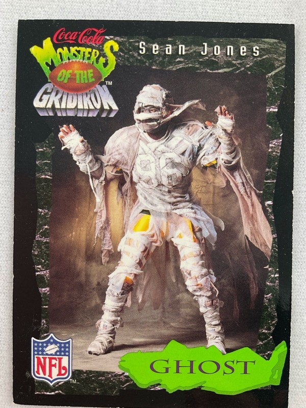 NFL 1994 Monsters of the Gridiron Card #11-Sean Jones “Ghost