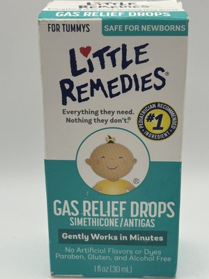 Little Remedies Gas Relief Drops For Tummy s, Safe For Newborns EXP 04/2025