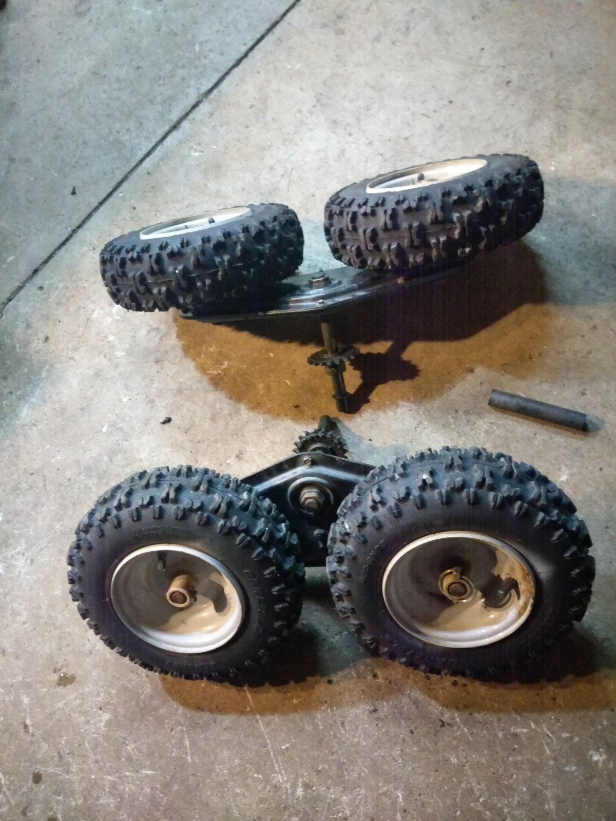 MTD Snowblower 4x4 4wd Four Wheel Drive Assembly Robot Power Wheels Project Trac