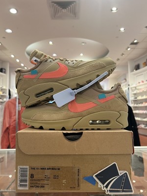 Size 8 - Nike Air Max 90 x OFF-WHITE Desert Ore 2019