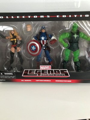 Marvel Legends Infinite MsMarvel amp Captain America amp Radioactive Man 6quot Set