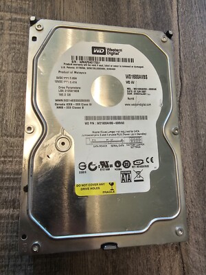 Western Digital HDD Hard Drive SATA Desktop 3.5'' WD WD1600AVBS 160GB