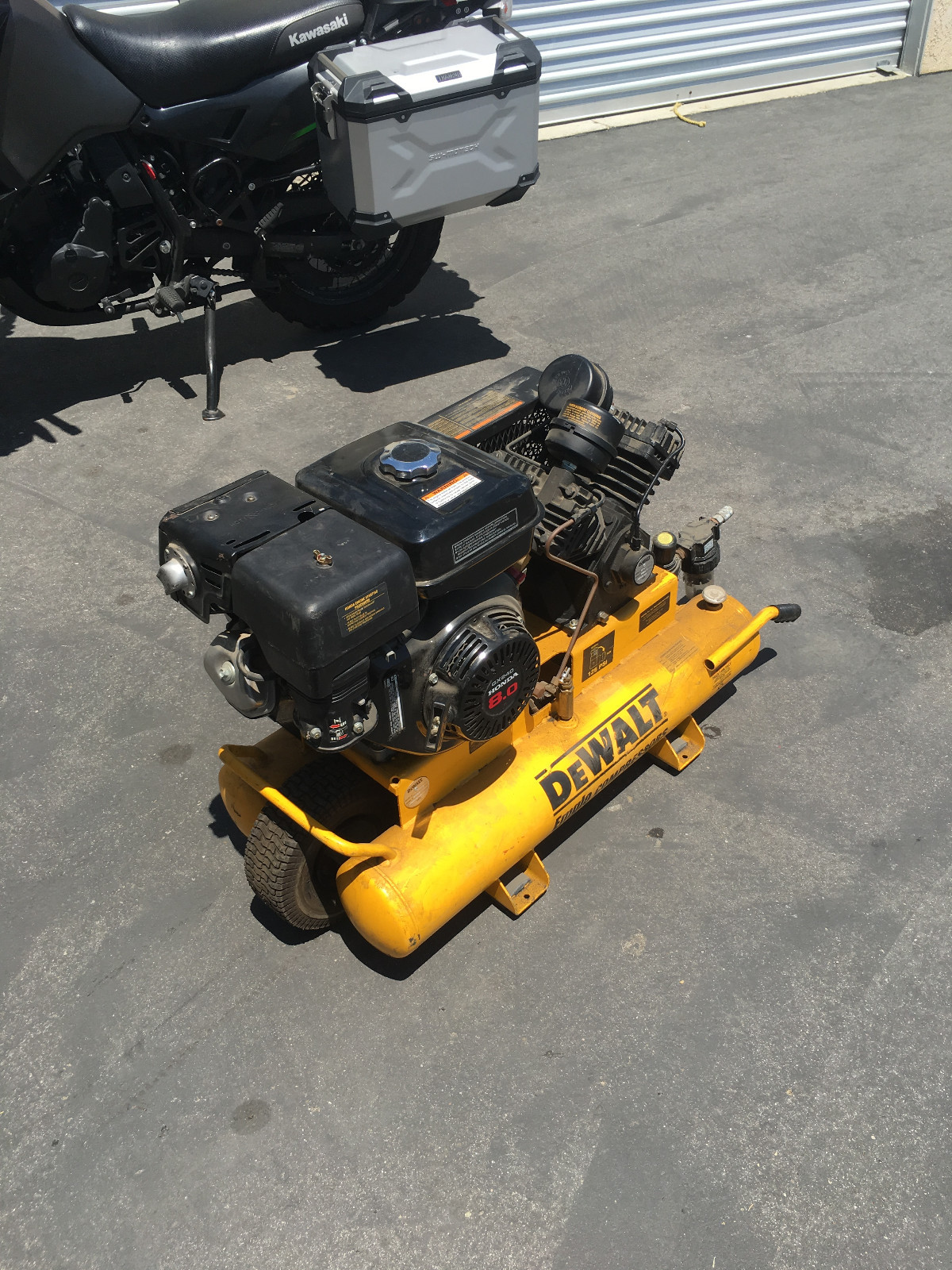 Portable Air Compressor - DeWalt D55271 8 HP 8 Gallon Gas Wheeled