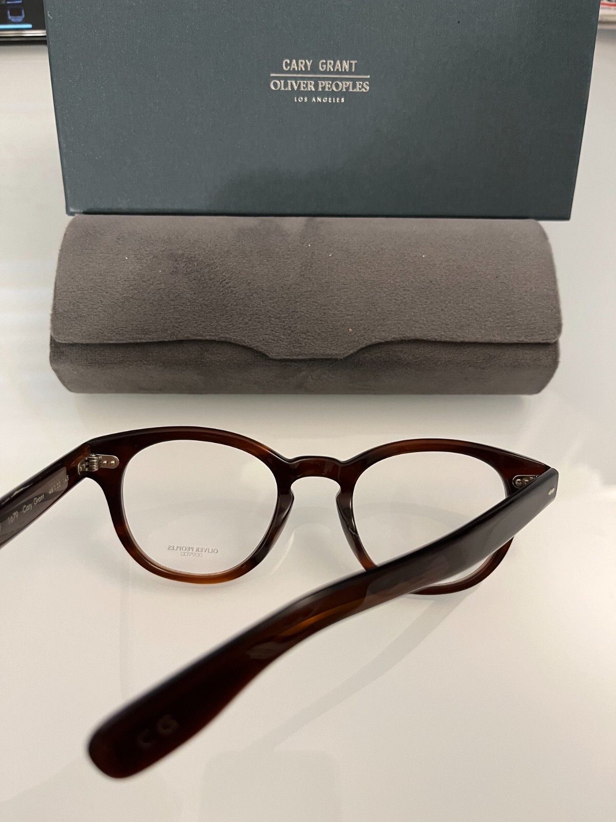 Pre-owned Oliver Peoples Cary Grant Optical Ov5413u In Grant Tortoise Msrp$468 Rare Find In Gray