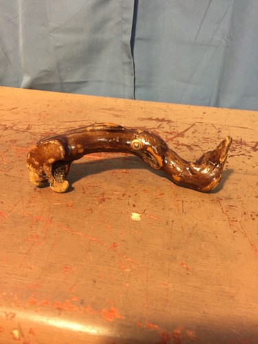 Unique Handmade Drift Wood Cork Screw Wine Opener Direct Pull Folk Art