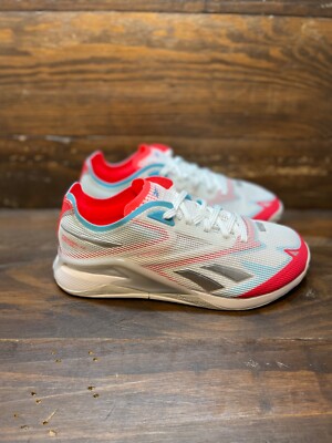 Reebok Nano X2 Froning CrossFit Training WomensShoes White/Red-Blue GY8906 NEW