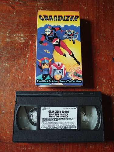 1992 GRANDIZER ROBOT VHS TAPE VINTAGE JAPANESE ANIME SHOGUN