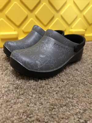 Merrell Women's SIZE 5 Encore Service Pro Slip Resistant Clogs in Black Plum