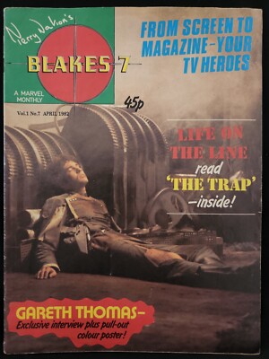 Terry Nation's Blakes 7 UK Science Fiction TV Show Magazine 7 April 1982