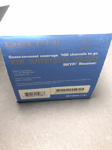 Delphi SA10000 XM SKYFi Radio Receiver Only Receiver