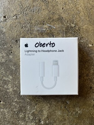 Apple MMX62FE/A Lightning to 3.5mm Headphone Jack Adapter