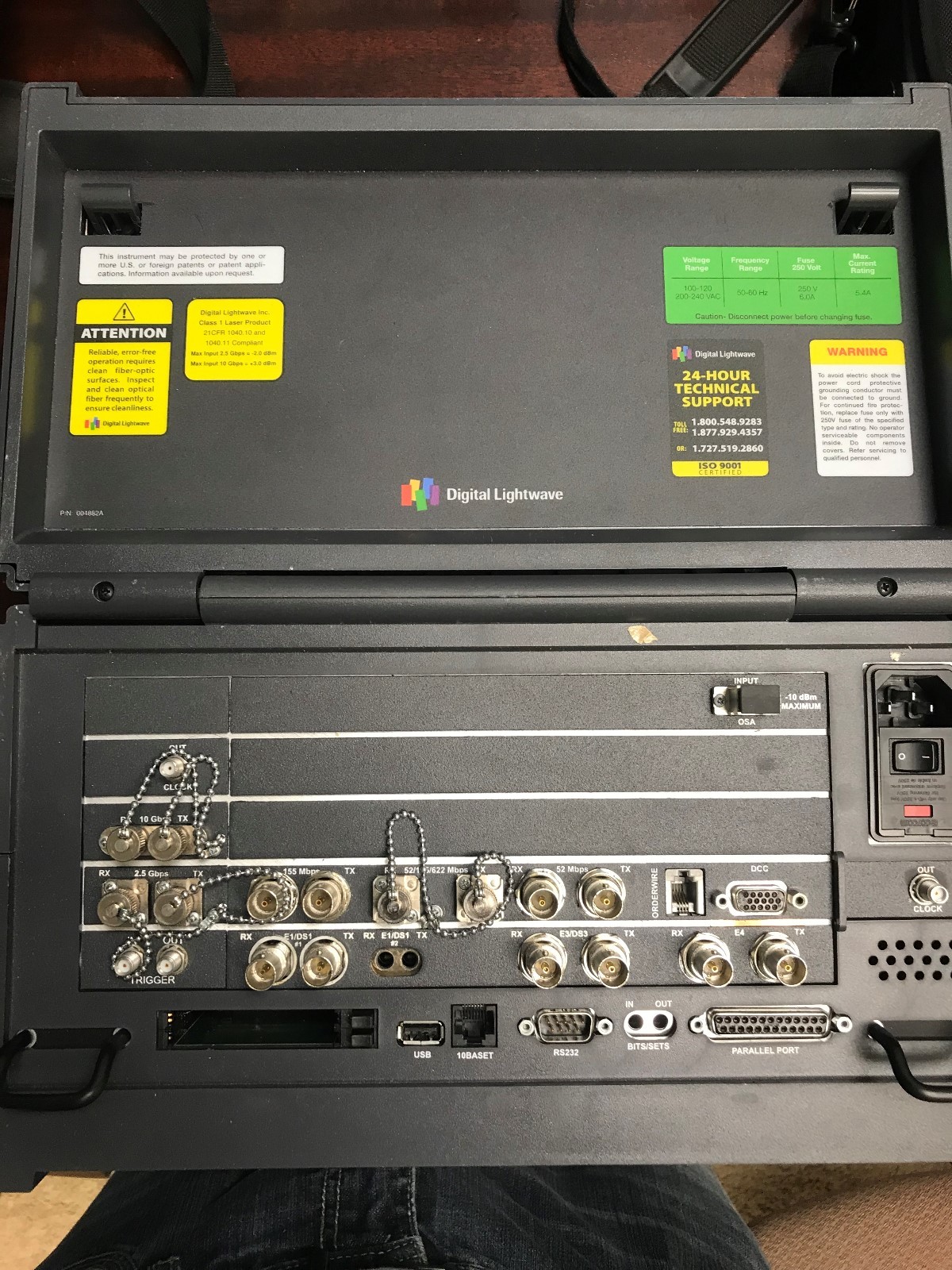 Digital Lightwave NIC Plus Network Tester Analyzer SONET DS1-OC192, OSA