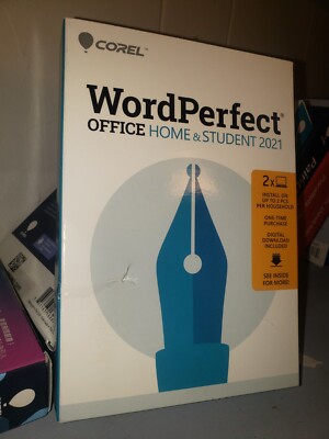 WordPerfect Office Home & Student (2 Installs) 2021 Edition 