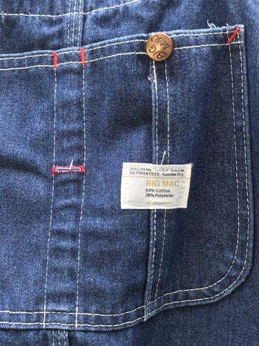 1970s BIG MAC Overall Size 36
