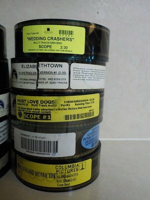 LOT #F   10 COUNT VARIOUS GENRES Titles Actors new 35mm movie trailer