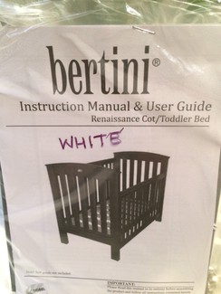 Bertini Cot Instruction Manual