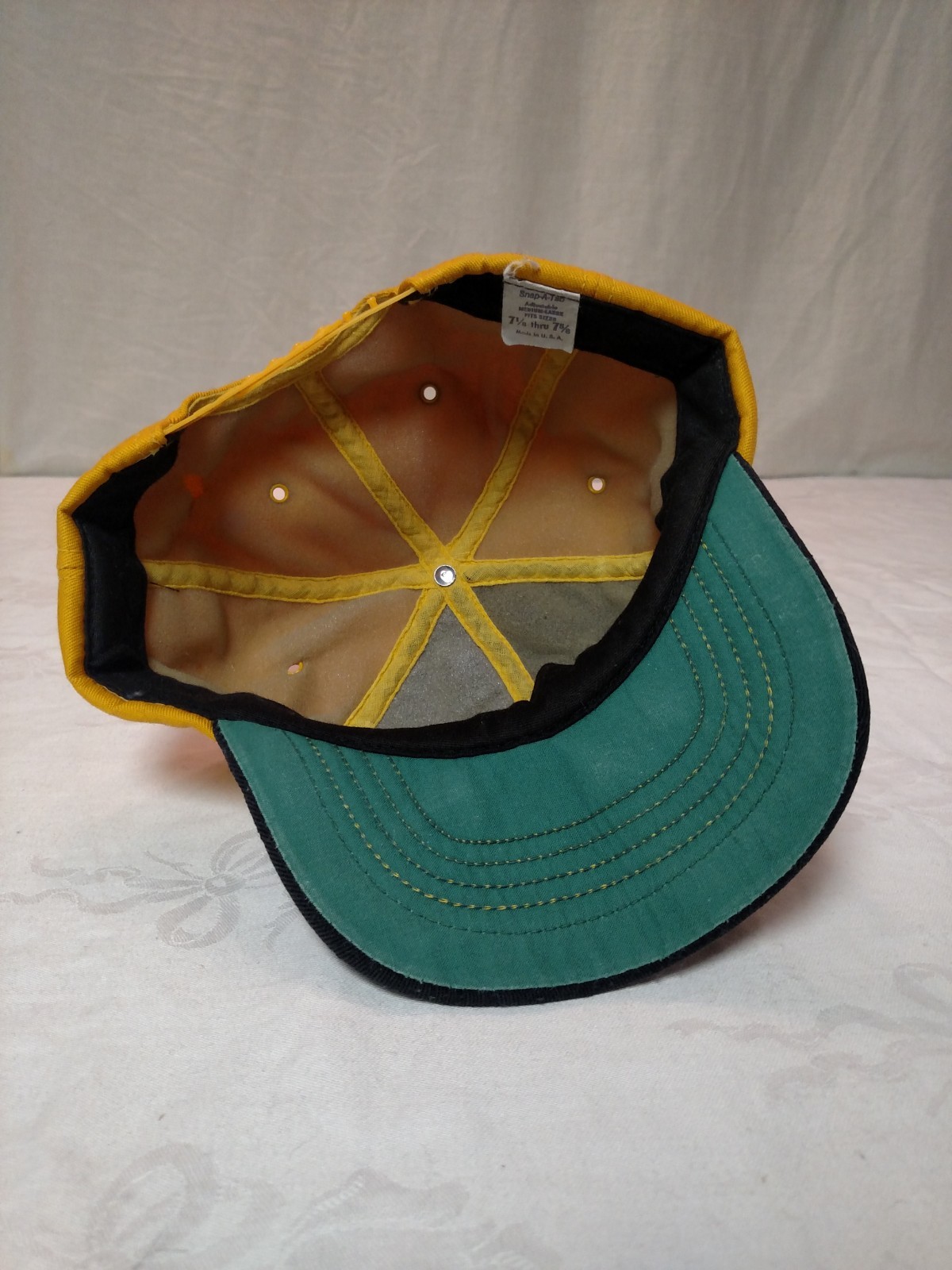 Vintage CFS Custom Farm Seed Farmer Cap Trucker Hat Insulated Snapback USA