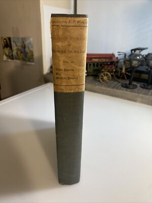 1896 Antique   Honore De Balzac Albert Savarus , #396 sldj