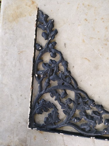 Antique Heavy Cast Iron Bracket Corbel Brace 22.5