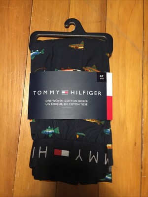Men's TOMMY HiLFiGER Cotton Classics Size SMALL WOVEN/ COTTON Boxers   