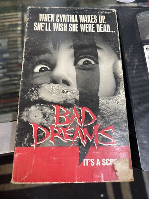 Bad dreams 1988 Horror VHS Rated R