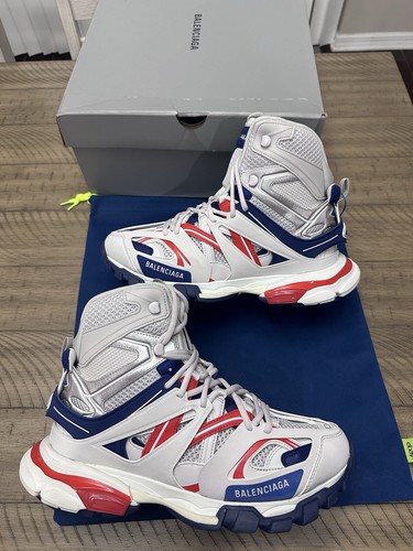 BALENCIAGA truck trainerスニーカー 43 バレンシアガ トラックトレーナー フェイクレザー×メッシュ