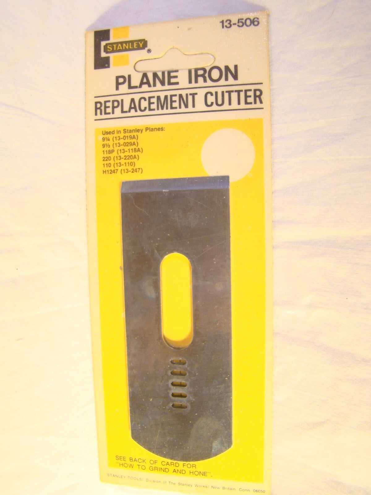 NEW Stanley Plane Iron Replacement Cutter 13-506 1 5/8” NOS