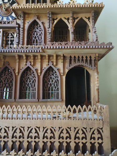 Handmade Scroll Saw Cathedral Clock