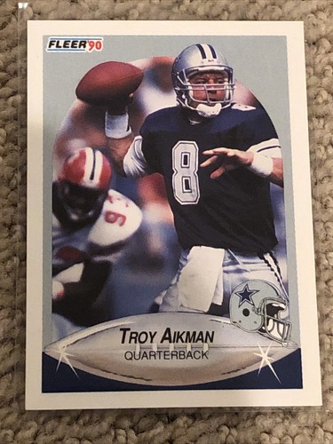 NFL Troy Aikman サインカード Troy Aikman Dallas Cowboys Autographed 2001 Fleer Authority