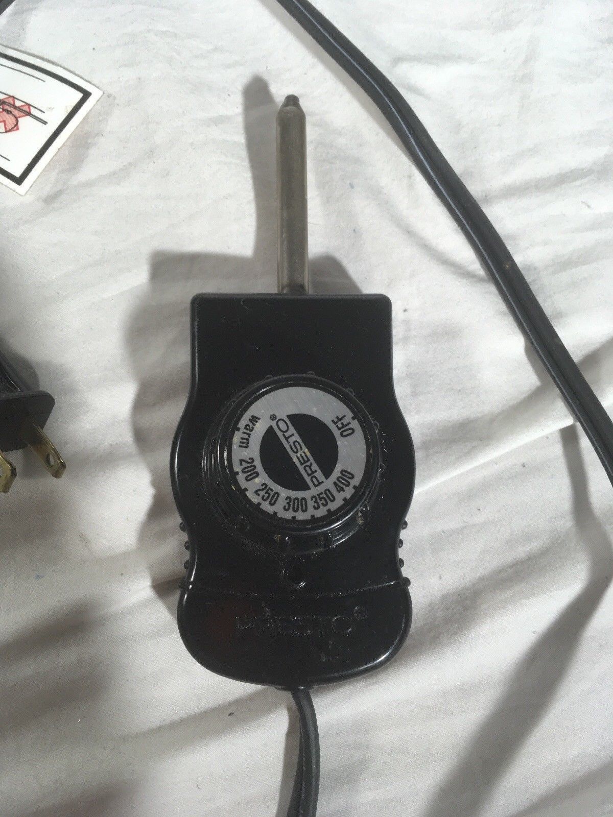 Automatic Electric Heat Control PRESTO E73717 Model 0690003 120V AC 1500 Watts