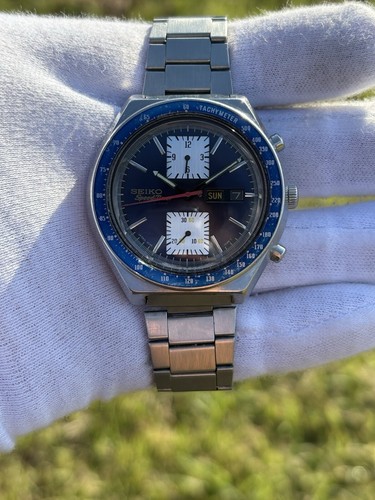 セイコー ５SPORTS 6139B Speed Timer 不動 1971 JDM Seiko 6138-0011 5 Sports Speed Timer UFO