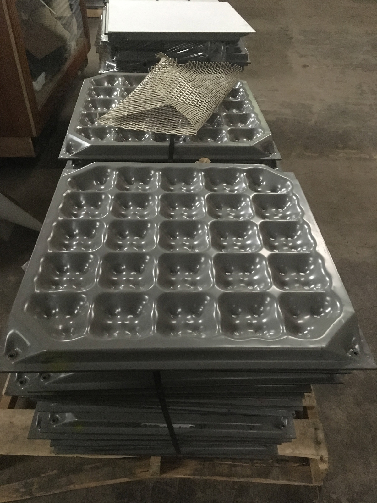 2'x2' blue / gray swirl Raised Access Floor Tiles CCN1250