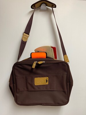 Olympia Liverpool Collection, travel bag / tote. Brown. Model E2315. NWT