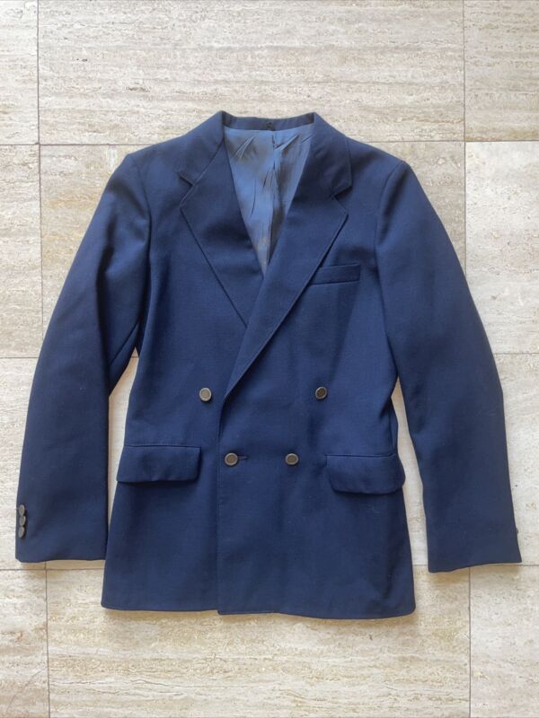 Navy Blue Yves Saint Boys Sport Coat Blazer