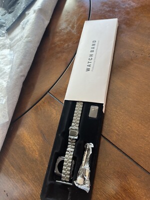 Rohs Generic Brand New Silver Tone  Stainless Steel Buckle Band Watch Band