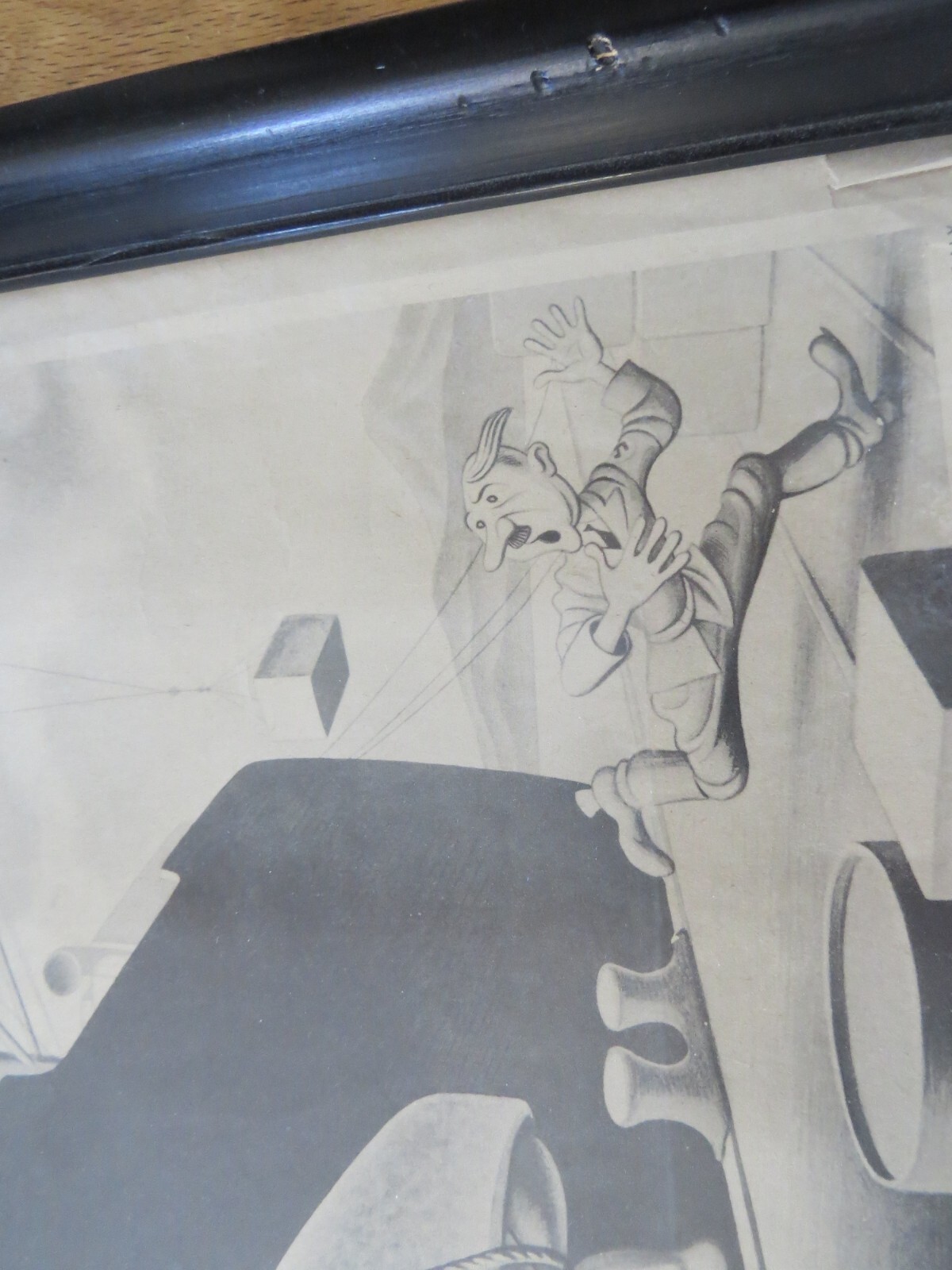 Very Rare Boris Artzybasheff Original WW2 1942 Propaganda Framed Poster