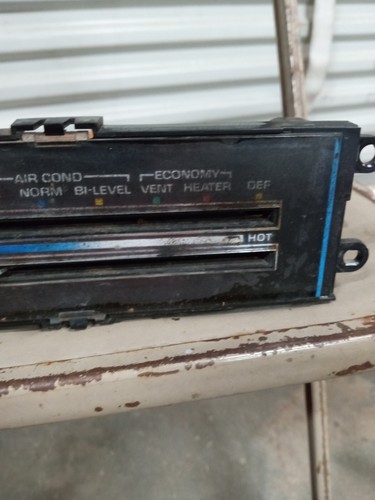 1978-1988 Cutlass Regal Monte Carlo Heater AC Climate Controls Cutlass El Camino