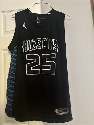 NBA HORNETS CHARLOTTE 25番 Champion ユニホーム 1996-97 Charlotte Hornets Basketball #25 George Zidek Game