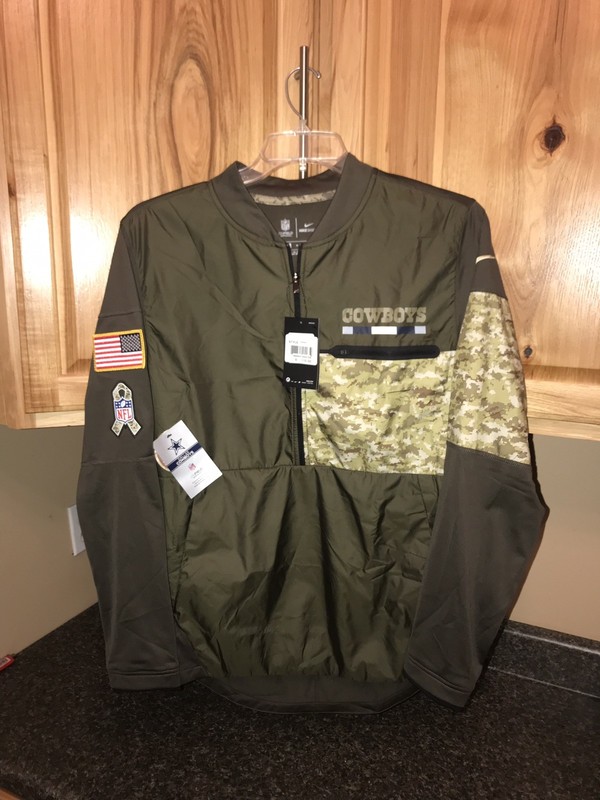 dallas cowboys salute to service hybrid jacket