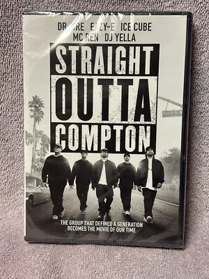 Straight Outta Compton (DVD, 2015) Dr Dre, Ice Cube, Eazy-E - NEW & SEALED!