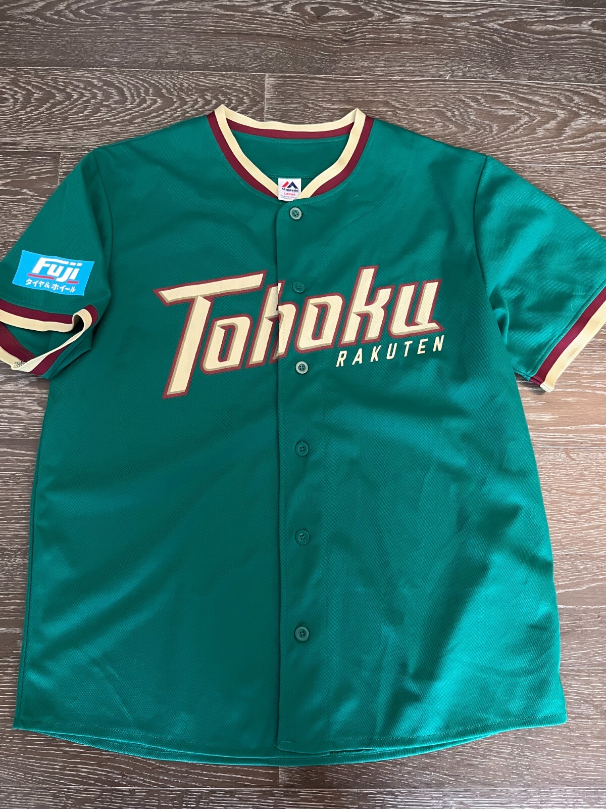 Vintage Majestic JAPAN Tohoku Rakuten Golden Eagles Baseball